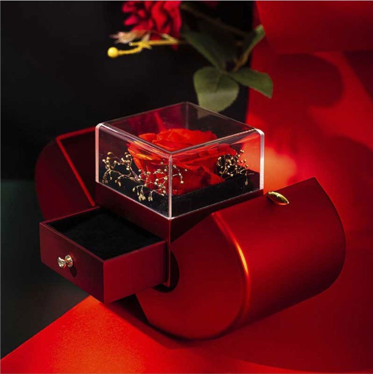 Fashion Jewelry Box Red Apple 🌹