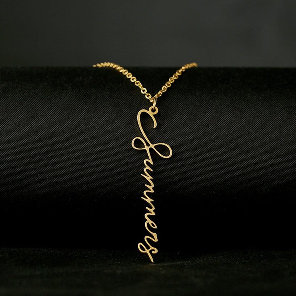 Signature Letter Necklace