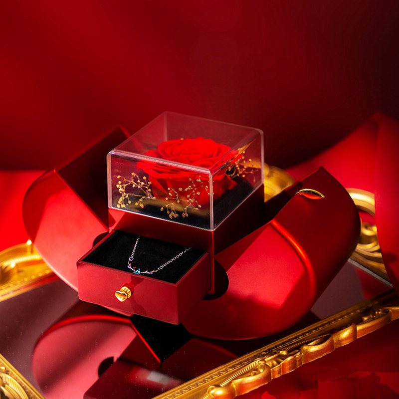 Fashion Jewelry Box Red Apple 🌹