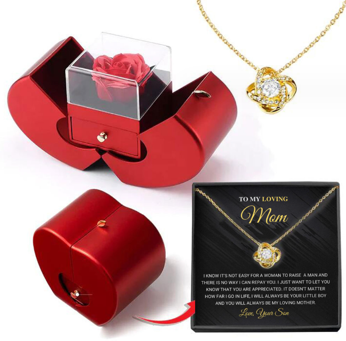 Fashion Jewelry Box Red Apple 🌹