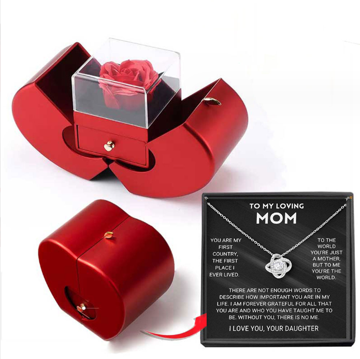Fashion Jewelry Box Red Apple 🌹