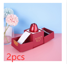 Gifts Metal Rose Jewelry Gift Box