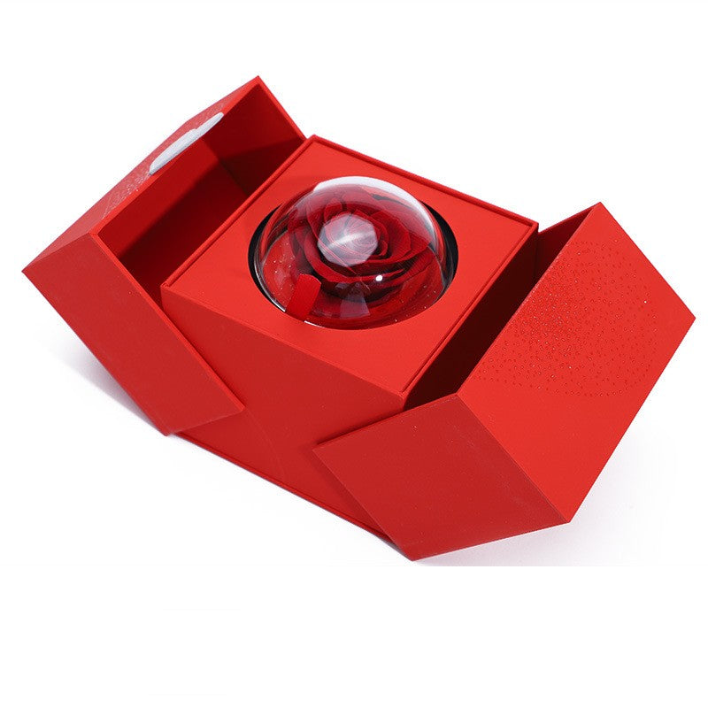 Rose Box Eternal Soap Flower Jewelry Surprise Gift