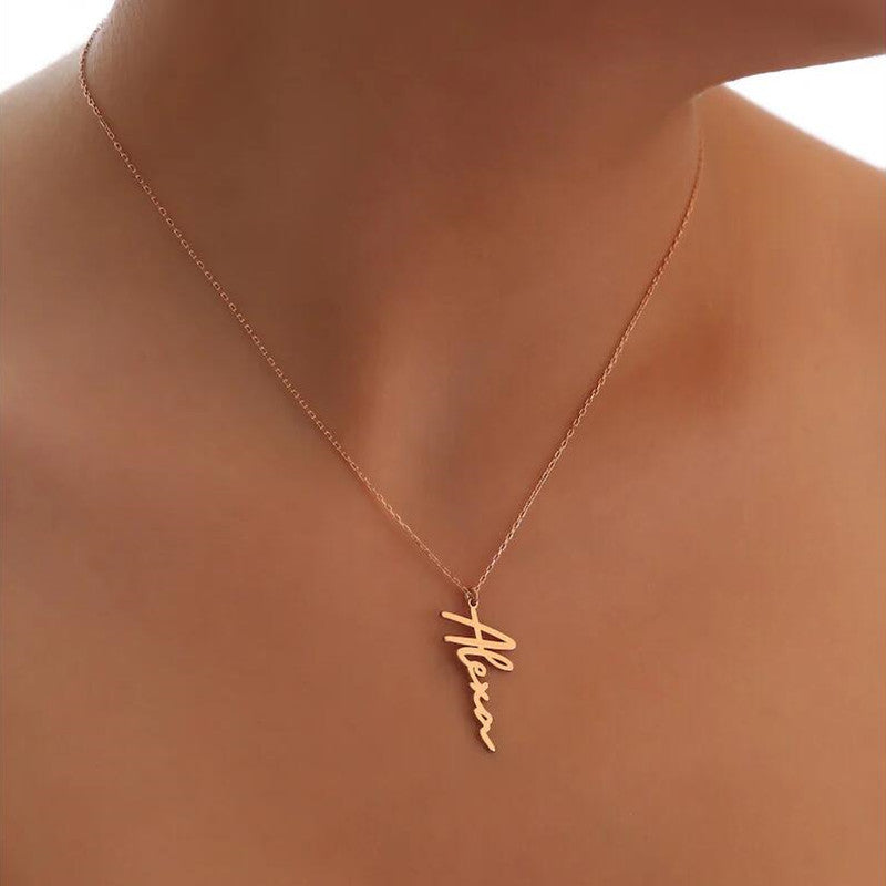Signature Letter Necklace