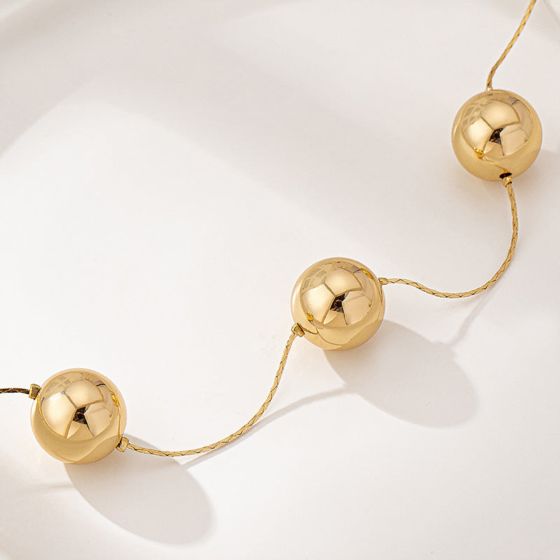 Big Round Bead Necklace