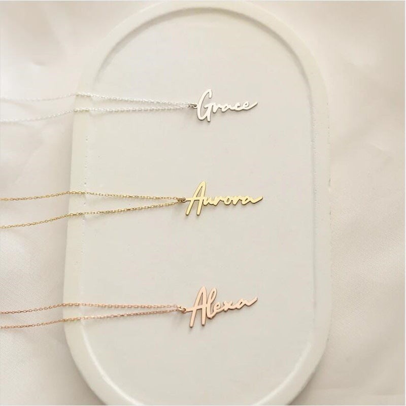 Signature Letter Necklace