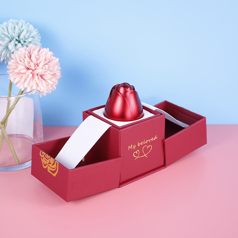 Gifts Metal Rose Jewelry Gift Box