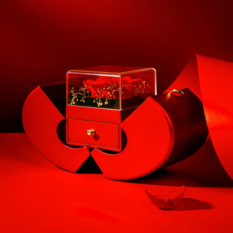 Fashion Jewelry Box Red Apple 🌹