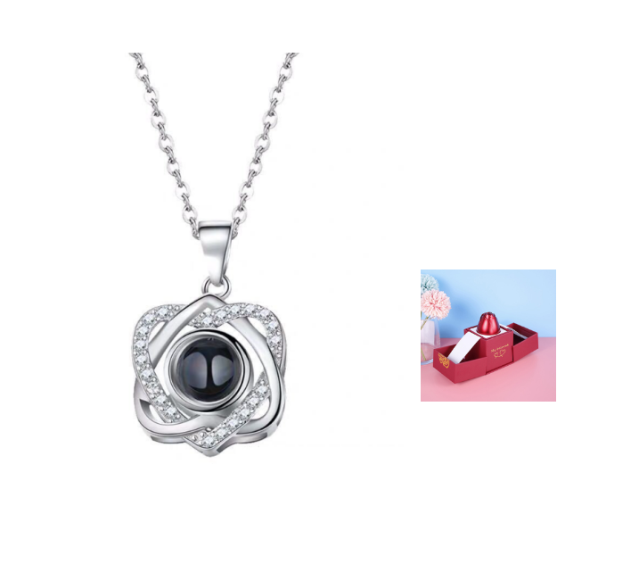 Gifts Metal Rose Jewelry Gift Box