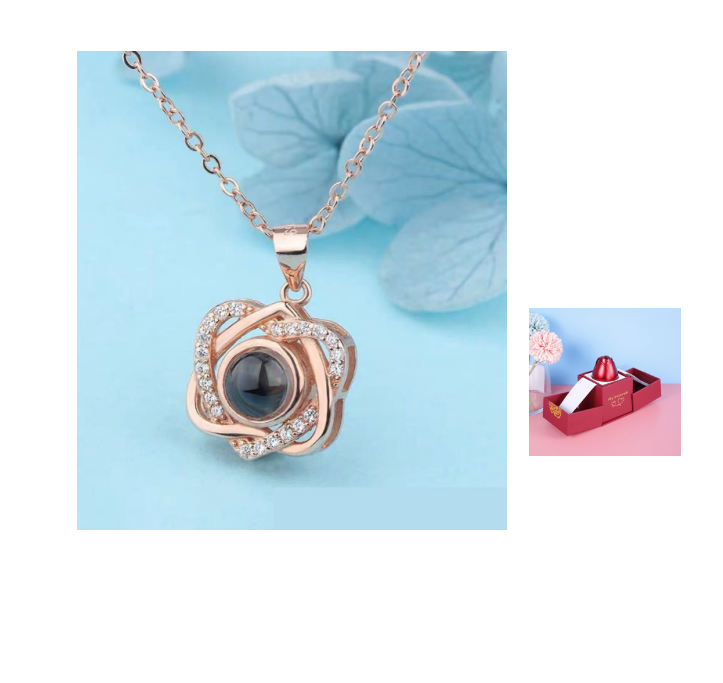Gifts Metal Rose Jewelry Gift Box