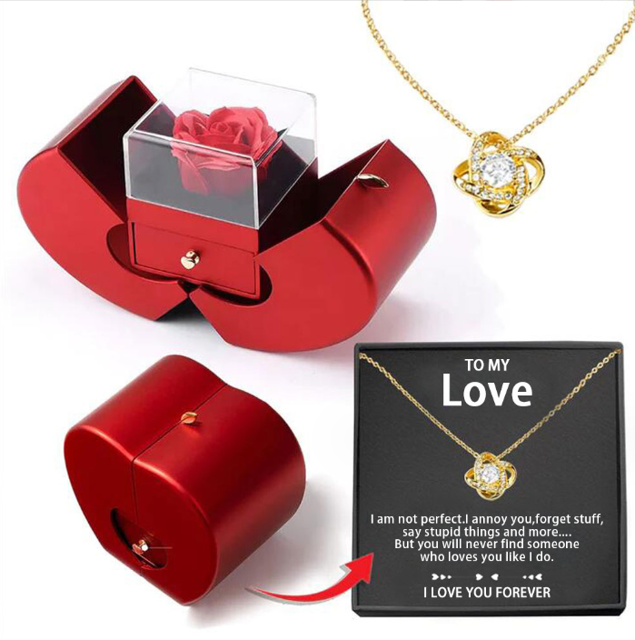 Fashion Jewelry Box Red Apple 🌹