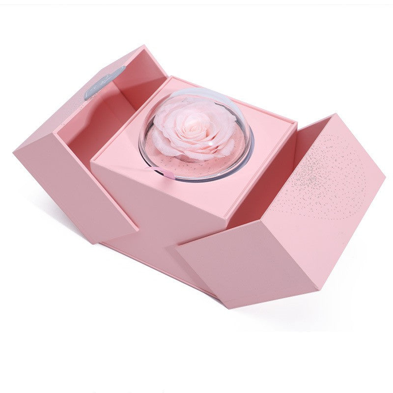 Rose Box Eternal Soap Flower Jewelry Surprise Gift