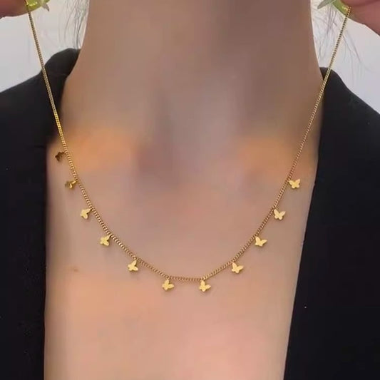 Small Butterfly Necklaces