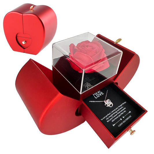 Fashion Jewelry Box Red Apple  🌹